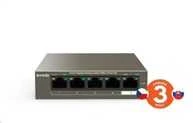 Šakotuvas Tenda TEG1105P-4-63W 5 X 10/100/1000Mbps jungiklis, 4 X PoE, maks. 58W