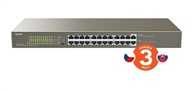 Šakotuvas Tenda TEG1124P-24-250W tinklo jungiklis Nevaldomas Gigabit Ethernet (10/100/1000) Maitinimas per Ethernet (PoE)