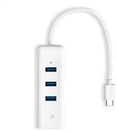 TP-LINK | USB 3.0 C tipo į gigabito Ethernet tinklo adapteris su 3 prievadų USB 3.0 A tipo šakotuvu | UE330C