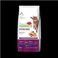 Natural Trainer Cat adult Sterilised lašiša su lašiša 10kg