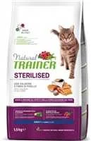 Natural Trainer Cat adult Sterilised lašiša su lašiša 1.5kg