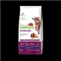 Natural Trainer Cat adult Sterilised HAM su vytintu kumpiu 10kg