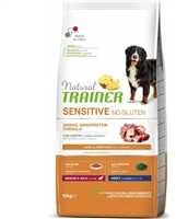 Novafoods Natural Trainer ADULT DOG SENSITIVE be gliuteno Medium/Maxi su antiena 12kg
