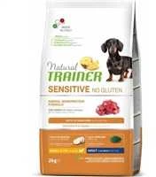 Natural Trainer ADULT DOG SENSITIVE be gliuteno MINI su ėriena 2kg