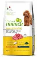 Trainer Natural Adult Mini sausas maistas su jautiena ir ryžiais šunims 2kg