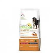 Natural Trainer ADULT DOG SENSITIVE be gliuteno Medium/Maxi su lašiša 12kg