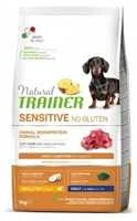 Natural Trainer ADULT DOG SENSITIVE be gliuteno MINI su ėriena 7kg