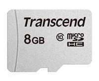 Atminties kortelė „TRANSCEND“ 8 GB „Micro SD“ be adapterio, 10 klasė