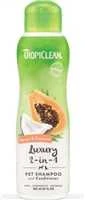 Tropiclean Papaya & Coconut 2 in 1 šampūnas 355 ml