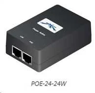 UBIQUITI POE-24-24W Ubiquiti PoE-24 pasyvus PoE adapteris EU, 24V 1A, įžeminimas / ESD apsauga, 24W