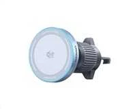Ugreen Automobilinis magnetinis laikiklis MagFlow su belaidžiu Qi2 įkrovimu 25W, pilkas