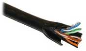 Planet Lynx CS montavimo kabelis, Cat5E, tvirtas, PVC, 305 m (LX-SLD-UTP5E-OUTDJ-BK)