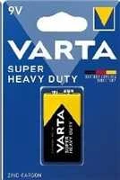 Varta Super Heavy Duty 9V 6F22 baterija, 1 vnt.