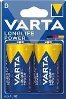 Varta Longlife Power LR20 D Alkaline Elementas. 2 Vnt. 