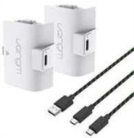 VENOM baterijos XBOX serijos / XBOX One planšetėms (2x1100mAh) + 3 metrų laidas