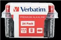 1x24 Verbatim šarminė baterija Micro AAA LR 03 PVC dėžutė 49504