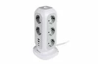 Verbatim EU Multi Plug Power Tower EUPT-01 Baltas