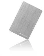 Kietasis diskas Verbatim Store 'n' Go ALU Slim 1TB Sidabrinis – išorinis standusis diskas, USB 3.0 Micro-B