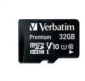 Micro SDHC atminties kortelė Verbatim 32GB, su adapteriu / V44083