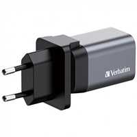 Verbatim - GNC-35 GaN Charger 2 Port 35W USB-A/USB-C