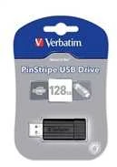 Verbatim PinStripe 128GB USB atmintukas USB A tipo 2.0 Juoda