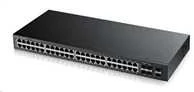 Šakotuvas ZYXEL GS1920-48V2, 50 prievadų išmanusis valdomas komutatorius, 48 gigabitų varinis ir 4 gigabitų dviejų asmenų, hibridinis režimas, autonominis arba „Nebulaflex“ debesis (5 metų garantija)
