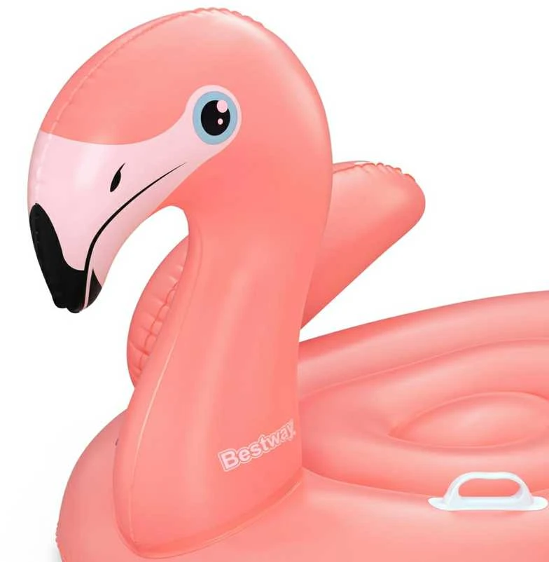 Pripučiamas plaustas Bestway Flamingo, 41525, 138 cm x 107cm