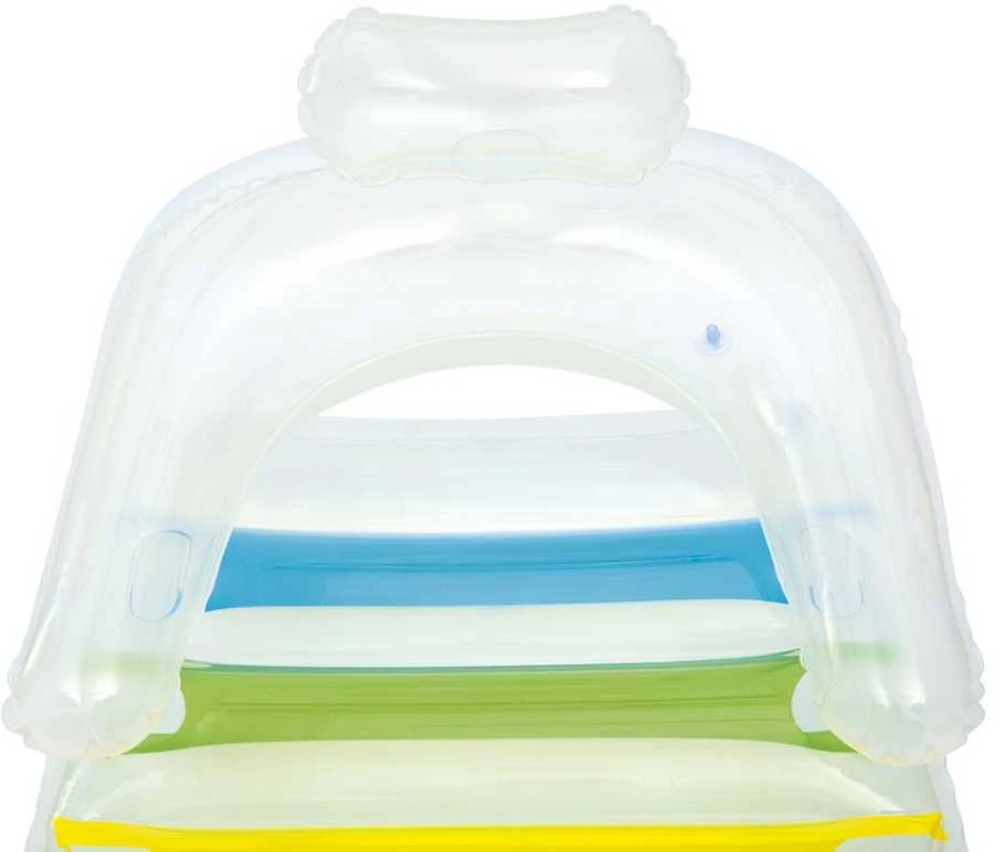 BESTWAY pripučiamas čiužinys su atlošu Kool Lounge, 1.65m x 89cm, 43011