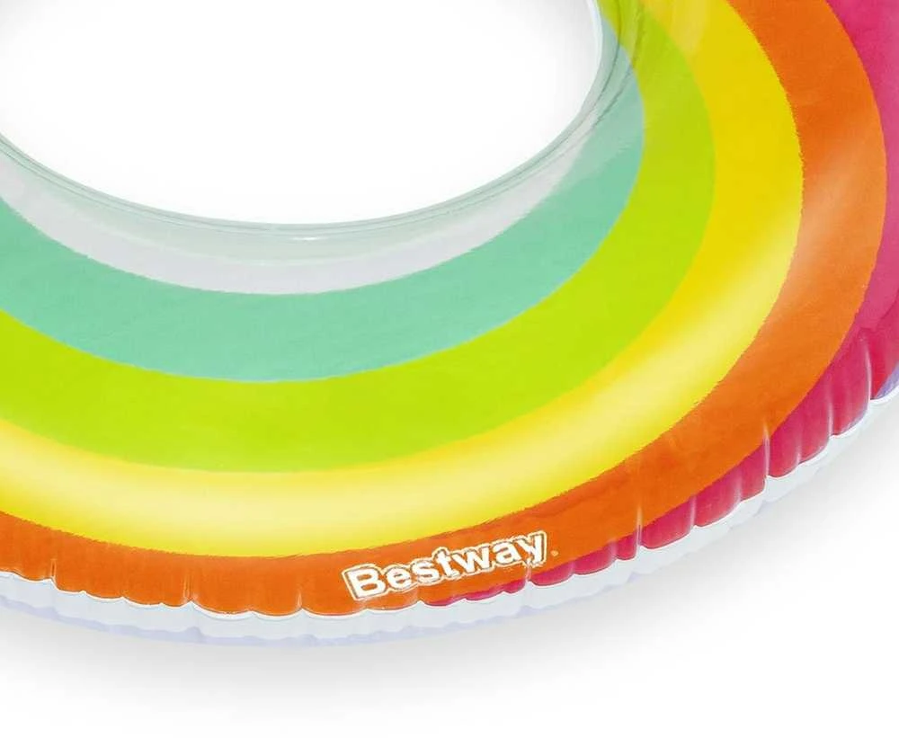 Plaukimo ratas Bestway Rainbow Dreams, Ø 107 cm
