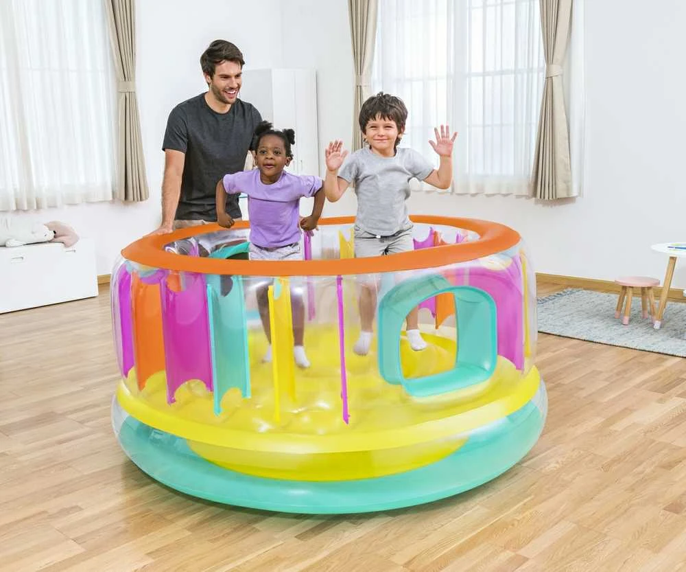Pripučiamas batutas Bestway BounceJam, 180 x 86 cm