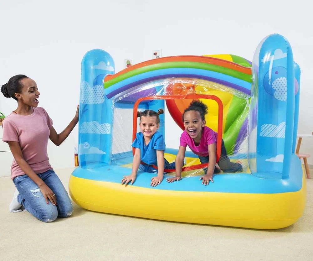 BESTWAY pripučiamas batutas Hot Air Balloon Bouncer 1.75m x 1.73m x 1.37m, 52269