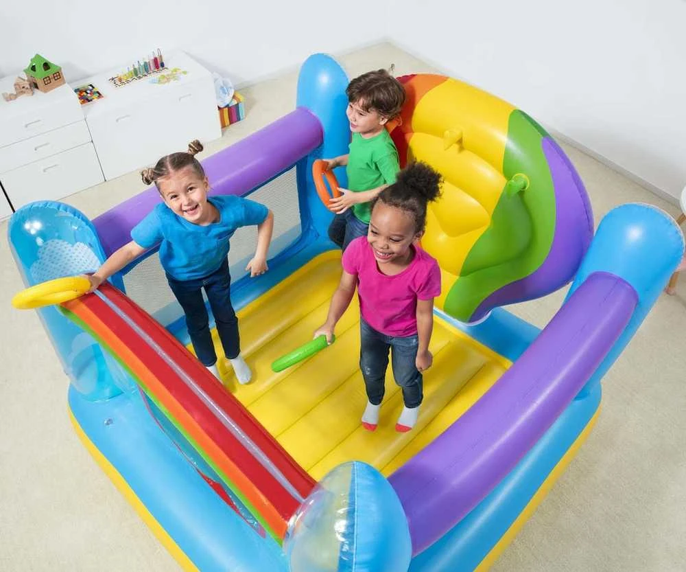 BESTWAY pripučiamas batutas Hot Air Balloon Bouncer 1.75m x 1.73m x 1.37m, 52269