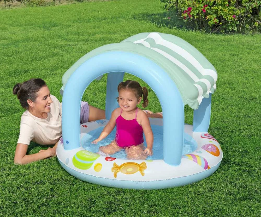 Pripučiamas vaikiškas baseinas Bestway su stogeliu, 104 × 84 cm