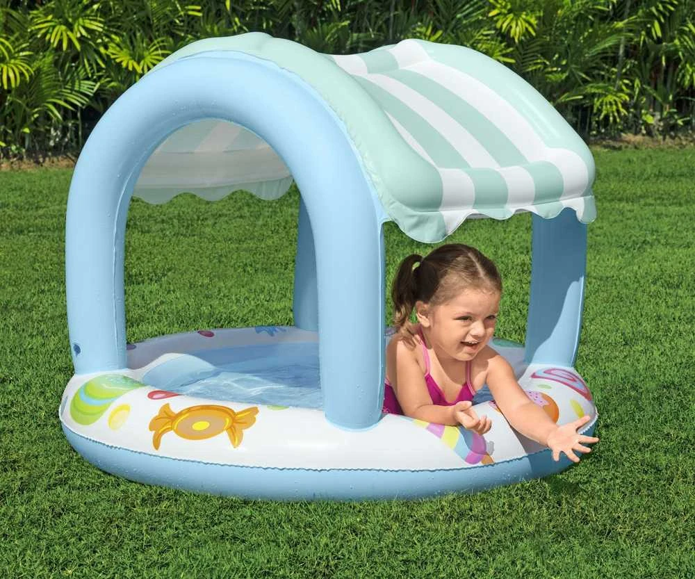 Pripučiamas vaikiškas baseinas Bestway su stogeliu, 104 × 84 cm