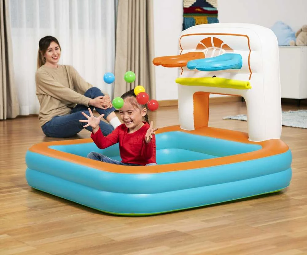 Pripučiama žaidimų aikštelė Bestway 3in1, 120 cm x 107 cm