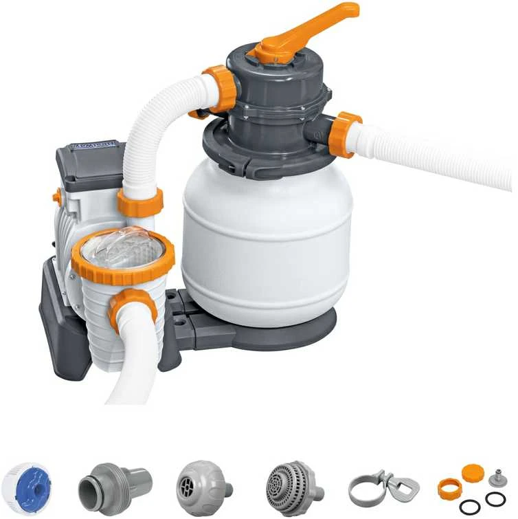 „Bestway“ smėlio baseino siurblys 3596 l/h, skirtas filtravimo rutuliams 58515