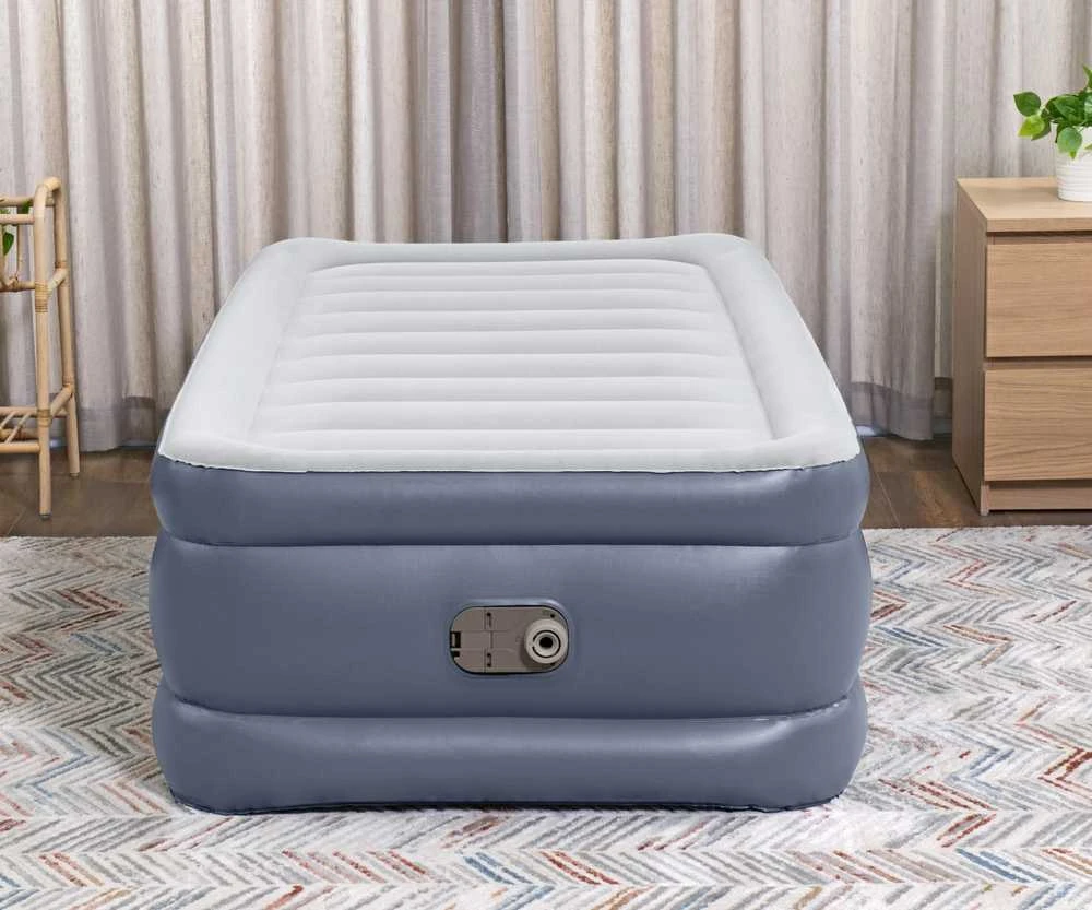 Vienvietis pripučiamas čiužinys su pompa Bestway 191x97x51 cm