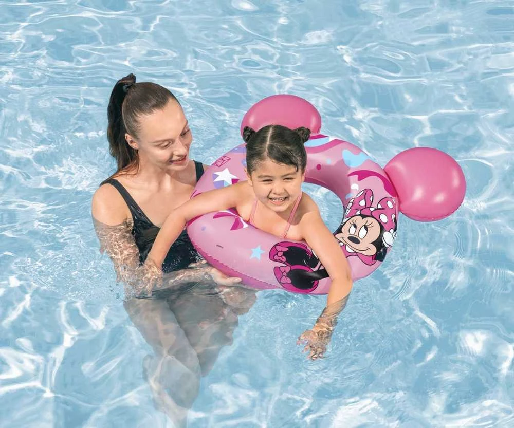Pripučiamas ratas Bestway Minnie 9102, rožinis, 76 mm