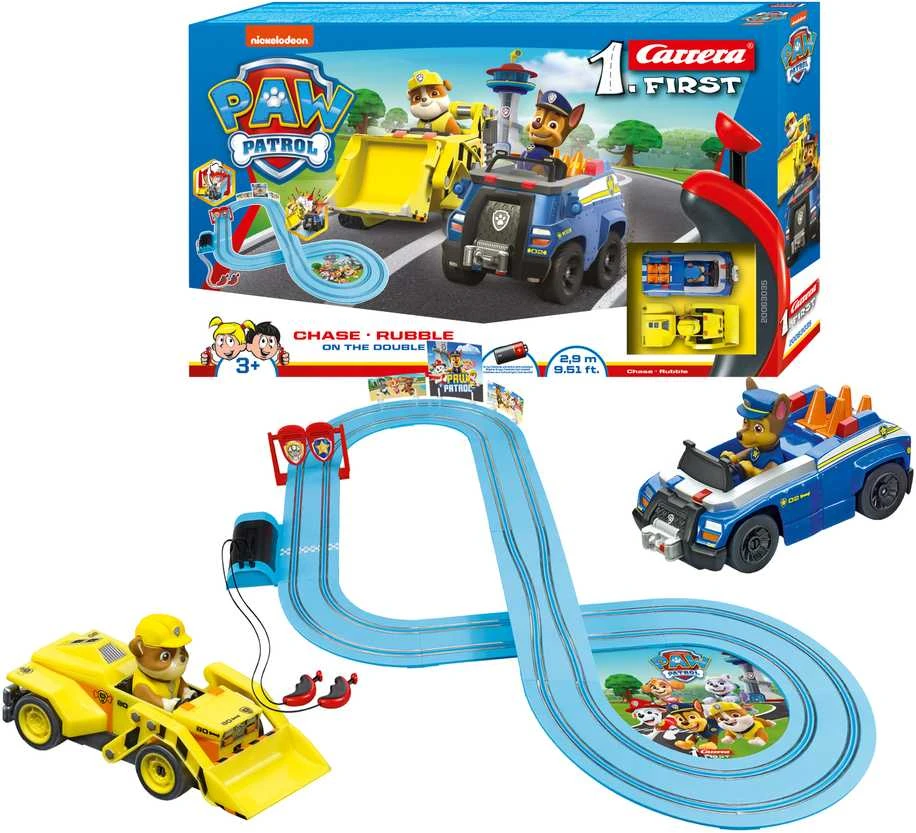 Milly Mally Carrera FIRST Paw Patrol žaislas ant dvigubo 2,9 m