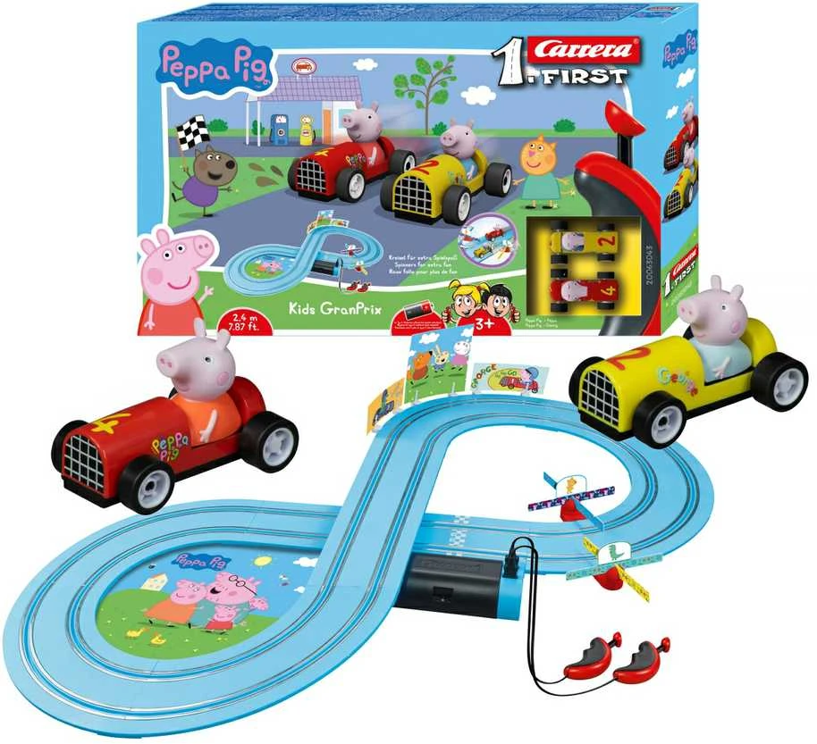 Milly Mally Carrera FIRST Peppa Pig – vaikų GranPrix 2,4 m