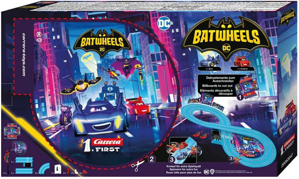 Carrera Batman Batwheels lenktynių trasa 2,4m