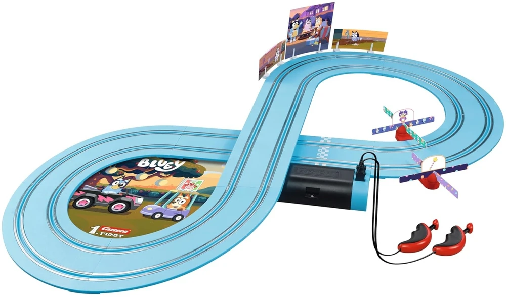 Carrera Žaislinis lenktynių trasa Bluey ir Bingo 2,4 m