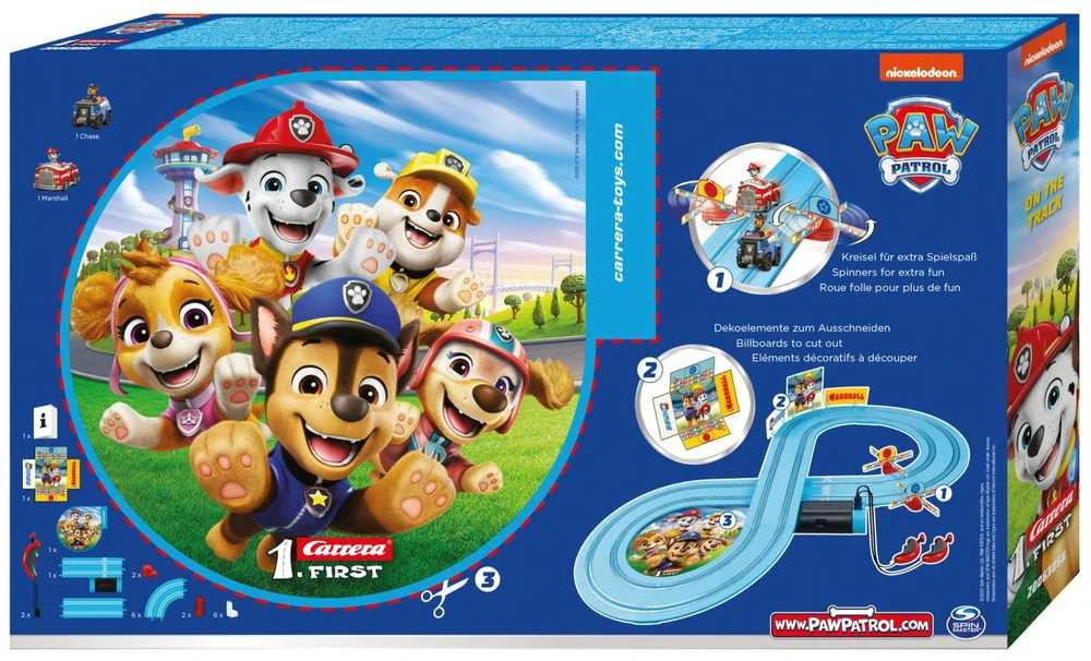 Carrera Žaislinis Paw Patrol lenktynių trasa 2,4 m