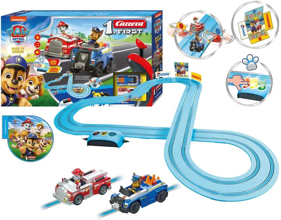 Carrera Lenktynių trasa PAW Patrol - Race 'N' Rescue, 3,5 m