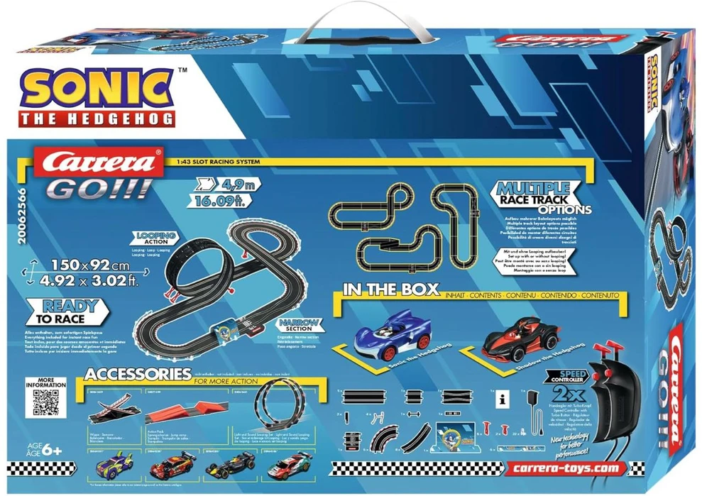 CARRERA EIK!!! Tor Sonic 4,9m 20062566