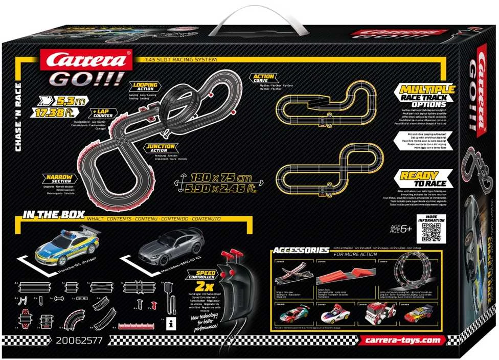 Carrera LENKTYNĖS PIRK!!! įvairūs „Chase n Race“ 5,3 m 20062577