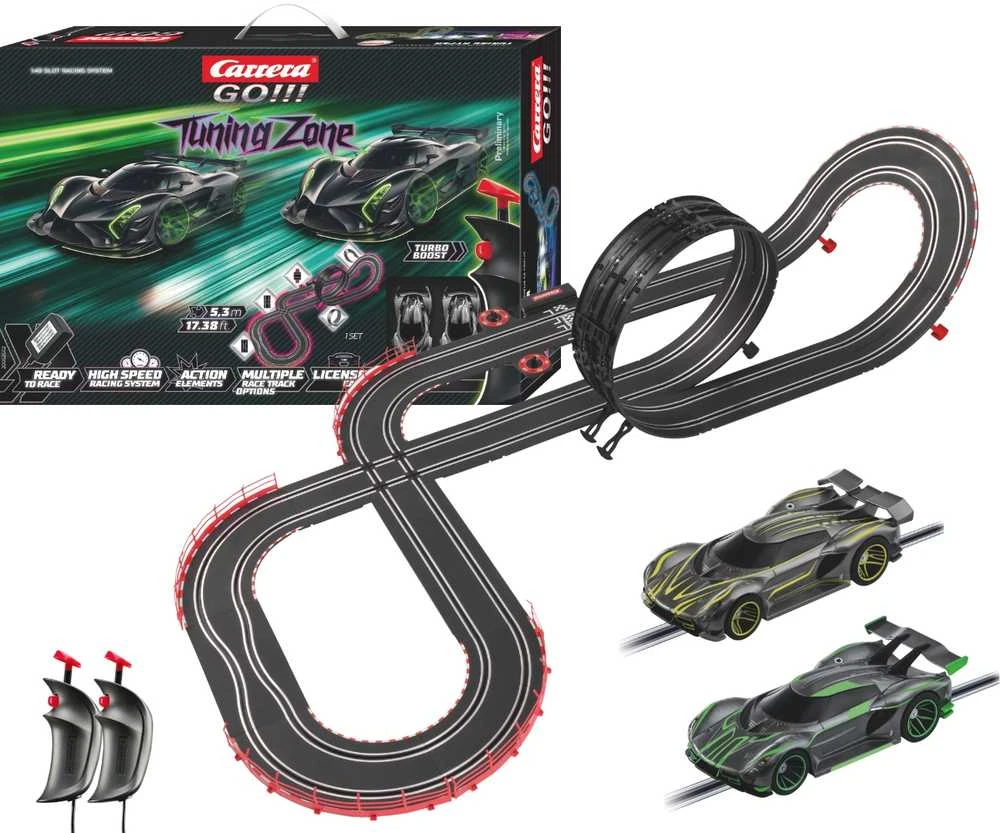 Žaislinė lenktynių trasa Carrera GO!!! Tuning Zone 5,3 m