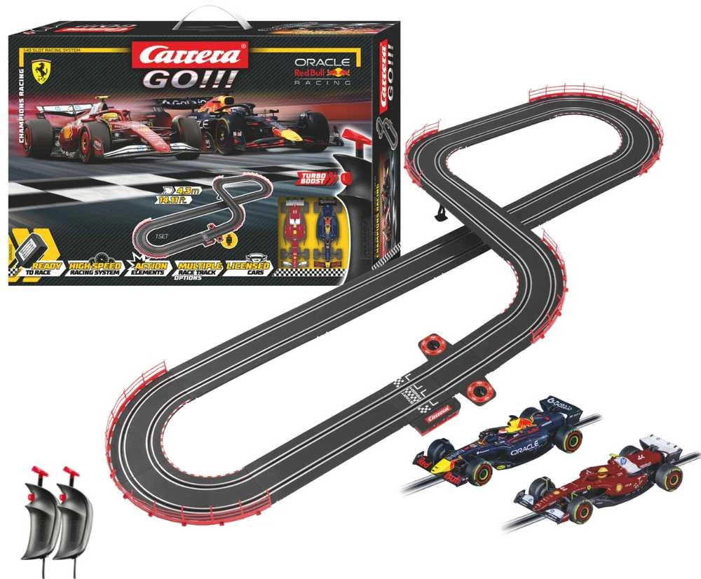 Žaislinis lenktynių trasa Carrera GO!!! Champion's Racing 4,3 m