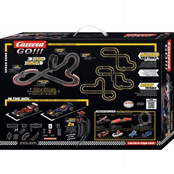 Mašinėlių trasa Carrera GO!!! – Tor Speed Zone, 6,3 m