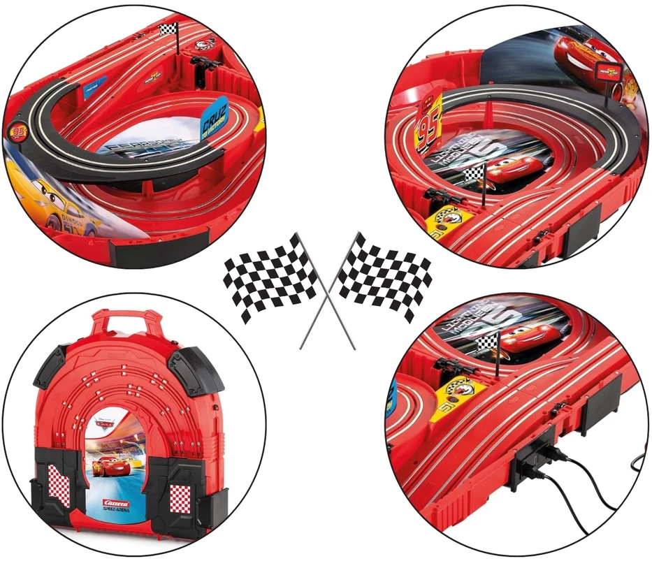Carrera Žaislinė transporto priemonė speed arena Disney Pixar Cars 2,77 m